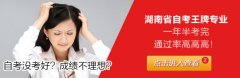 湖南省2017年4月高等教育自学考试12月29日截止报